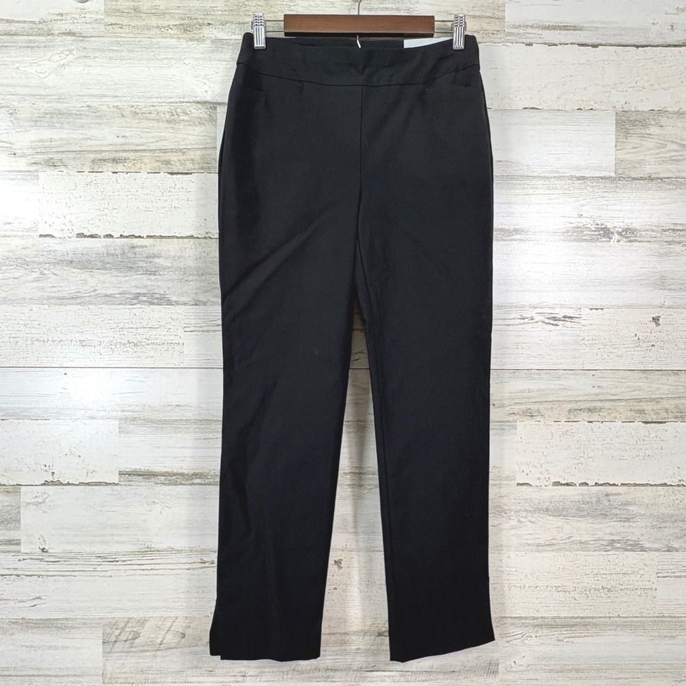 Chico's Brigitte Slim Leg Pants Women 00 US 2 Black NEW So Slimming 360 Corpcore
